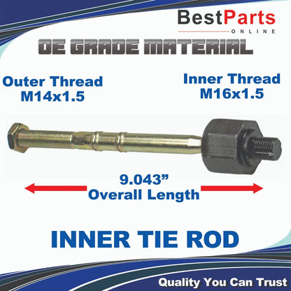Steering Inner Tie Rod End for Jaguar S-Type (2002–2006)
