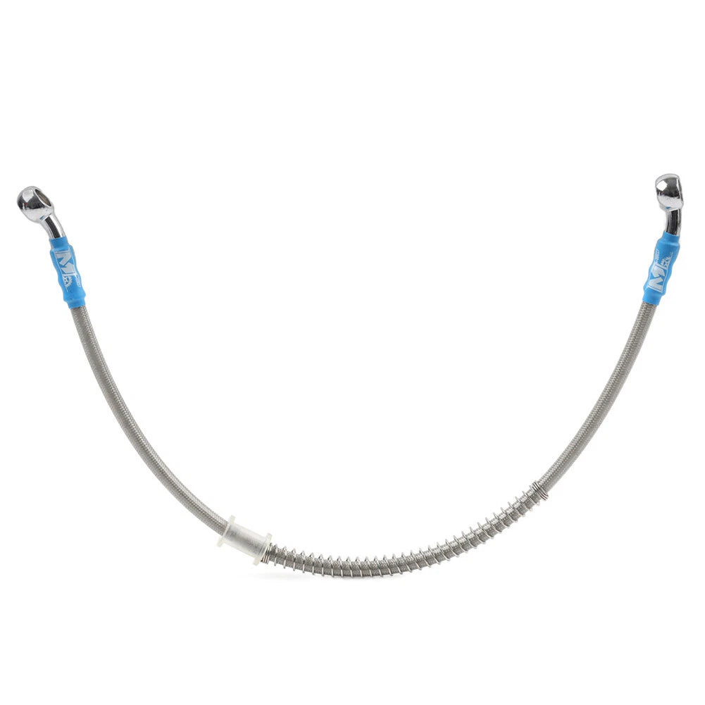 Braided Steel Brake Clutch Oil Hose Line Pipe for Motorcycle (130cm)