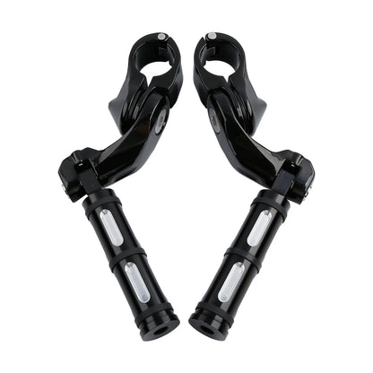 Rear Passenger Floorboards & Highway Foot Pegs for Harley Street Glide (93-25)