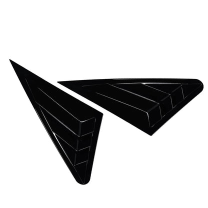 Black Rear Window Louver Cover for Audi A3 S3 8V RS3 Sedan (2014-2020)