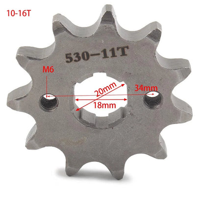 530 Chain Front Sprocket Cog 20mm for 125cc-350cc Dirt Bike ATV Go Kart