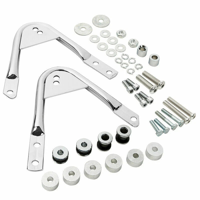 Detachable 2-Up Luggage Rack Docking Kit for Harley Touring (1997-2008)