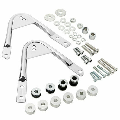 Detachable 2-Up Luggage Rack Docking Kit for Harley Touring (1997-2008)
