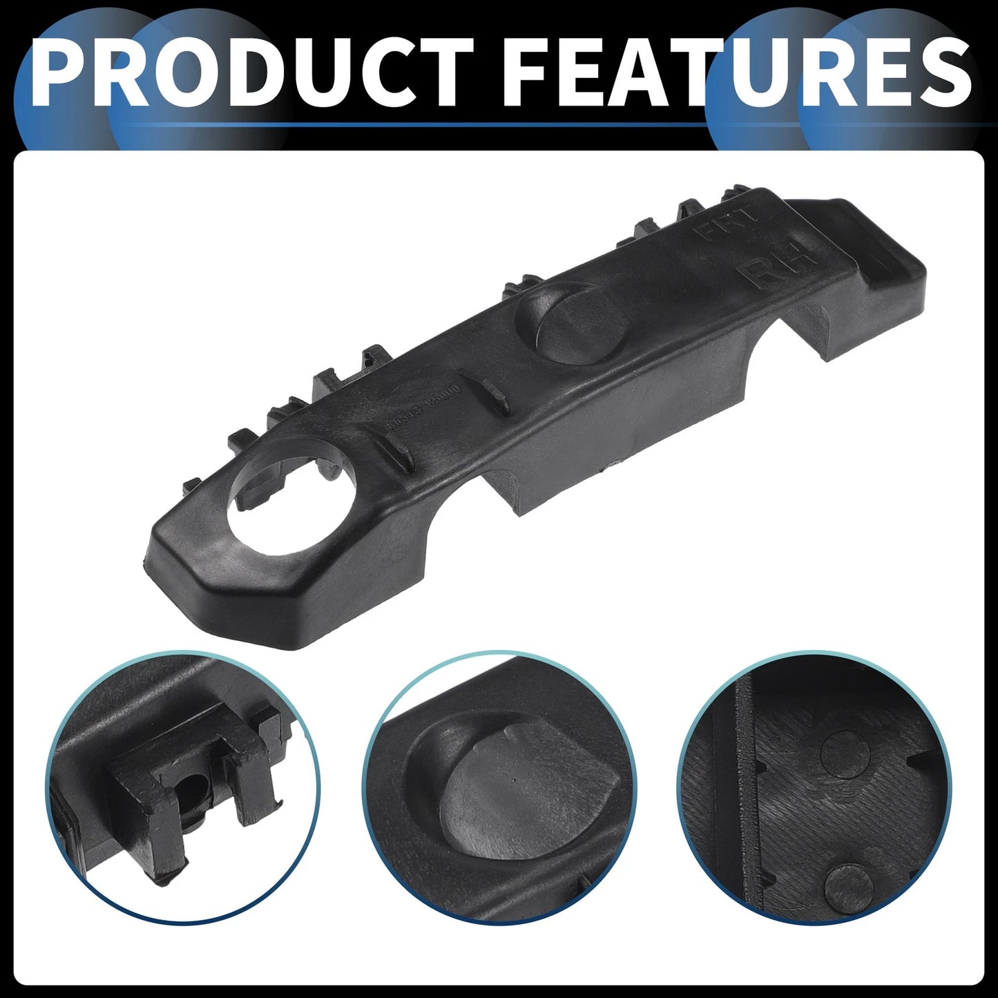 Right Front Bumper Retainer Bracket for Kia Forte5 (2014-2018)