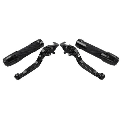 Black Extendable Brake Clutch Levers Grip Set for Honda ADV150 (2019-2020)