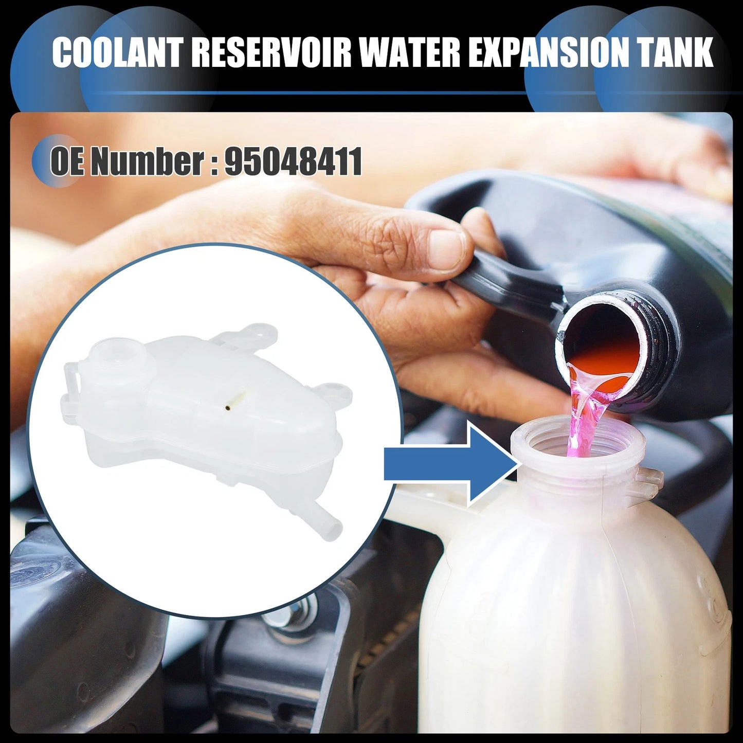 Coolant Expansion Overflow Tank for Chevrolet Sonic (2012-2019)
