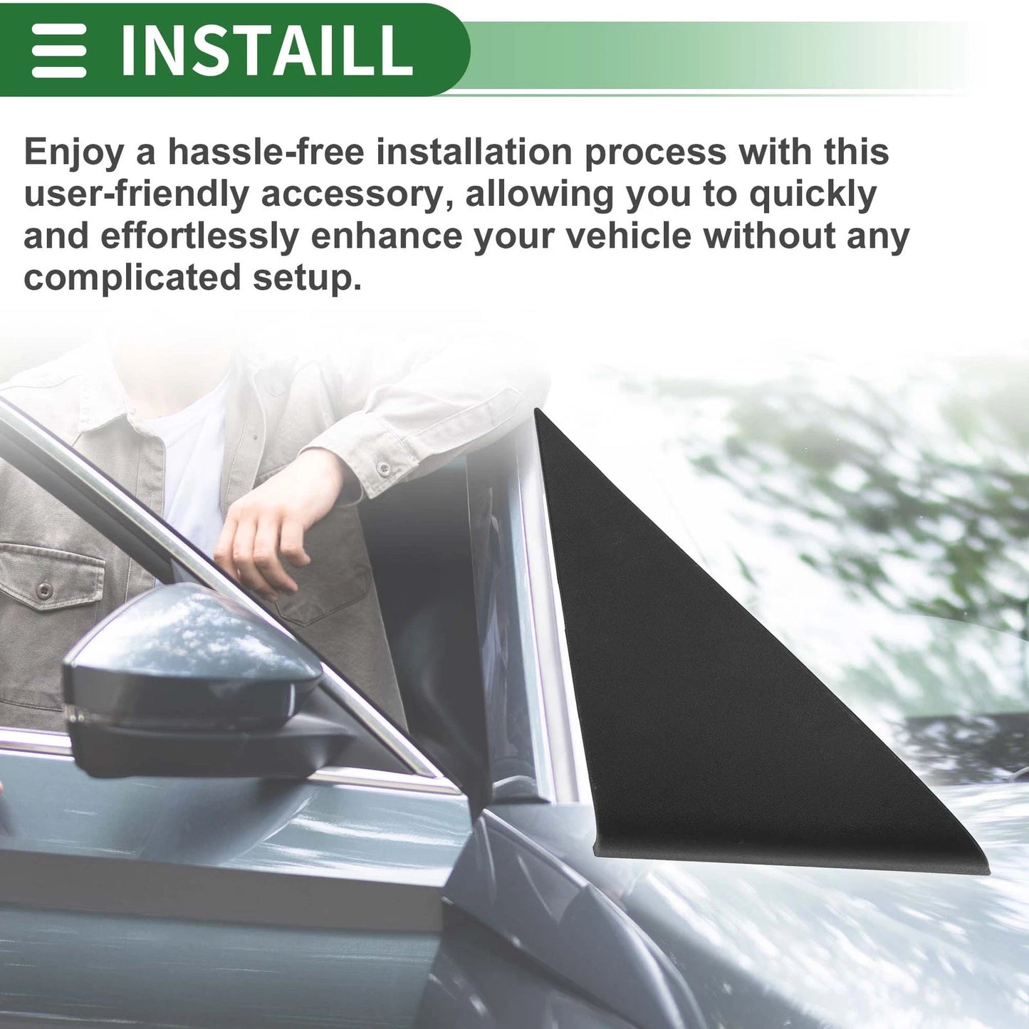 Front Right Pillar Triangle Trim for Toyota Camry (2007-2011)