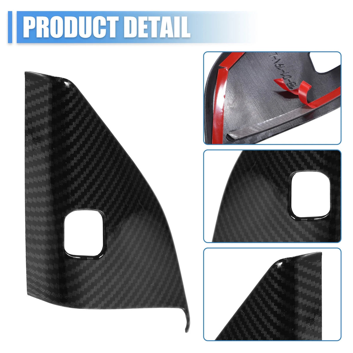 Carbon Fiber Front Door Window A-Pillar Speaker Trim for Acura TLX