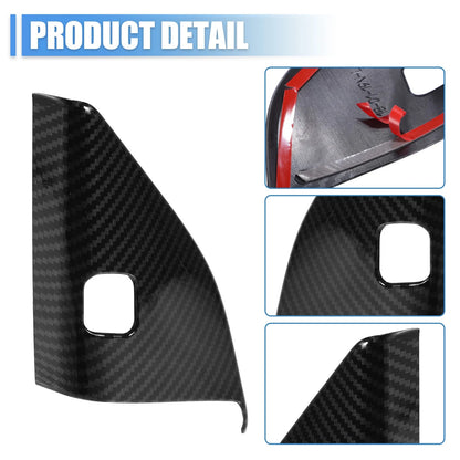 Carbon Fiber Front Door Window A-Pillar Speaker Trim for Acura TLX