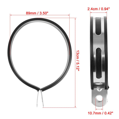 3.5" Exhaust Band Joint Clamp Sleeve Pipe for Motorcycle