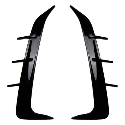 Rear Bumper Side Splitter Covers 2 x Black for BMW X6 G06 M Sport (2019-24)