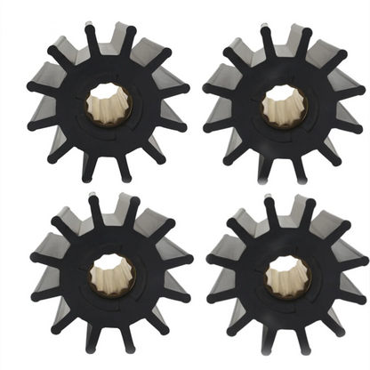 4X Water Pump Neoprene Impeller for Volvo Penta 3830459, Jabsco GTX/RXP/RXT