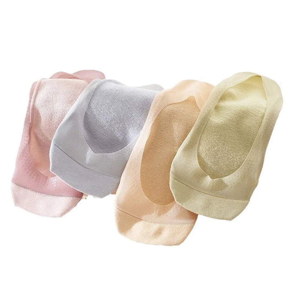 Daily Use Anti-Slip Socks Seamless Toe Socks All-Day Comfort Breathable Fabric