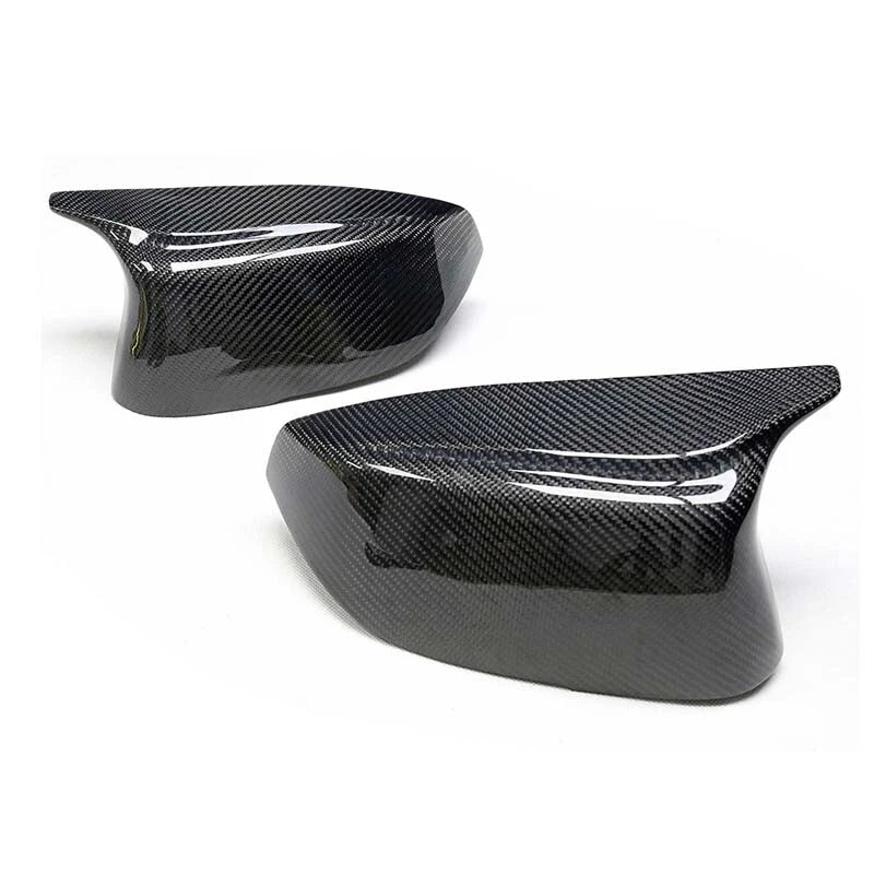 Replace Real Carbon Fiber Side Mirror Cover Housing Kit fit for Infiniti Q50 Q60