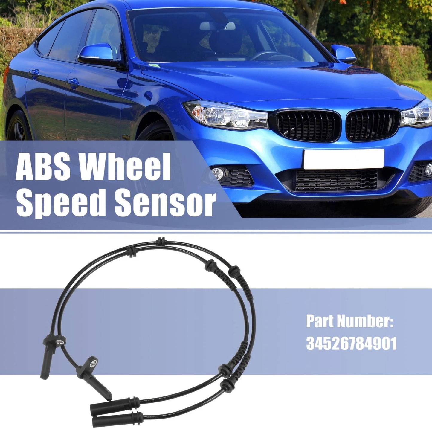 ABS Wheel Speed Sensors for BMW 528i 535i M5 M6 (2008-2016)