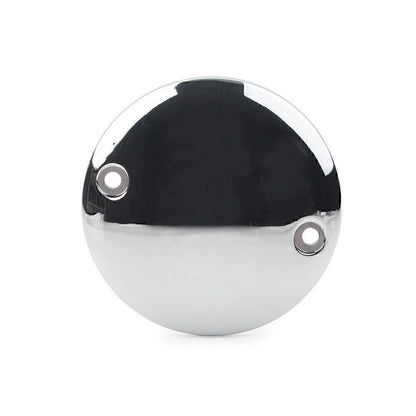 Chrome Ignition Timing Points Cover  Hole for Harley Big Twin (70-99)