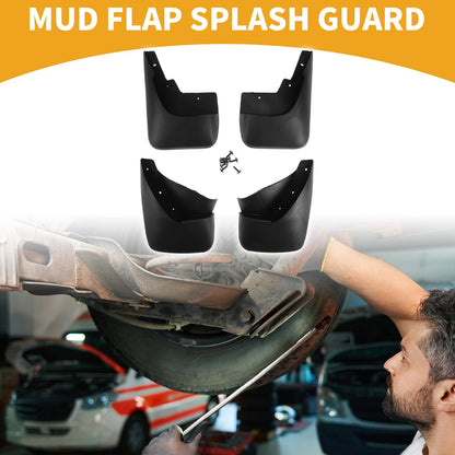 Front & Rear Mud Flap Splash Guards for Ford Fiesta (2005-2008)