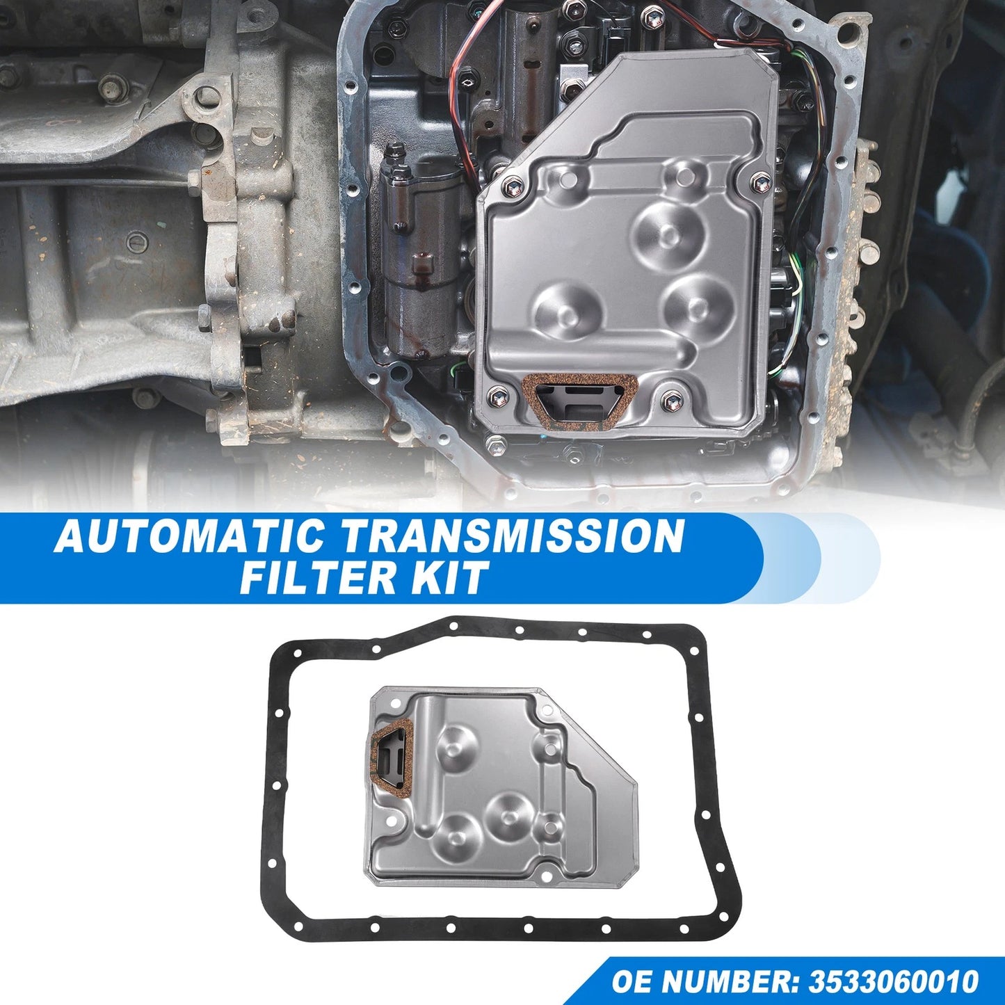 Transmission Filter Oil Pan Gasket Kit for Toyota A440F