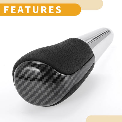 Automatic Gear Shifter Knob for Toyota Prius C (2012-2017) - Black Leather