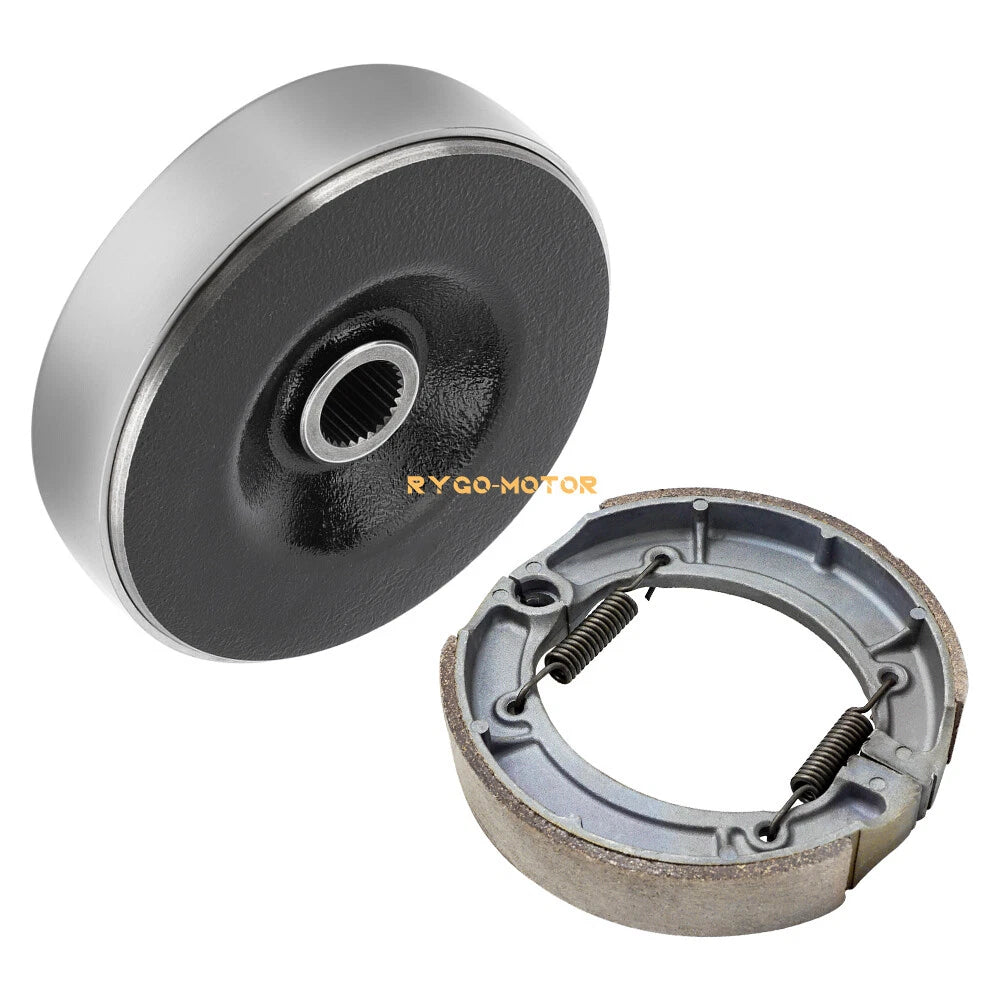 Rear Brake Drum Hub & Shoe for Yamaha Big Bear 400 Kodiak 400 4x4 (2000–2004)