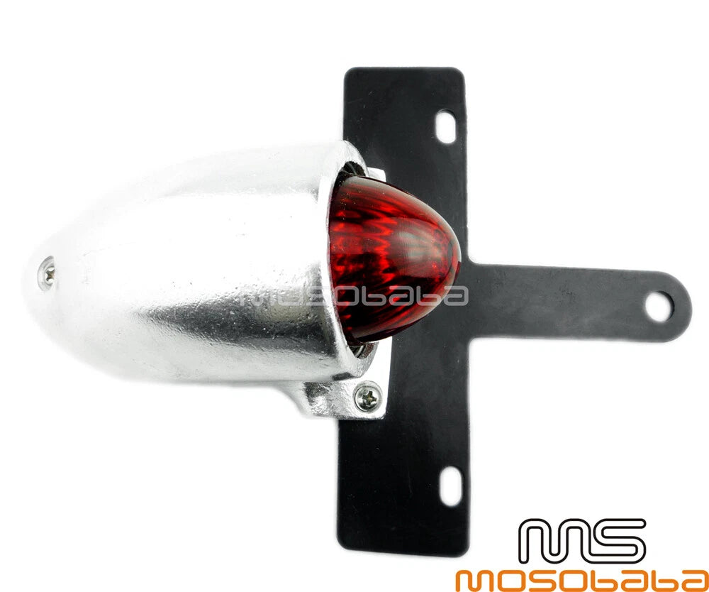 Brake Tail Light License Plate Bracket for Cafe Racer Bobber Custom