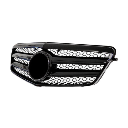 Shiny Black Front Grille for 2009-2010 Benz E-Class E63 E250 E550 E350 4DR
