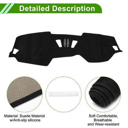 Dashboard Cover Mat for BMW 4 Series 2021-2024 Sun Protector Pad Black