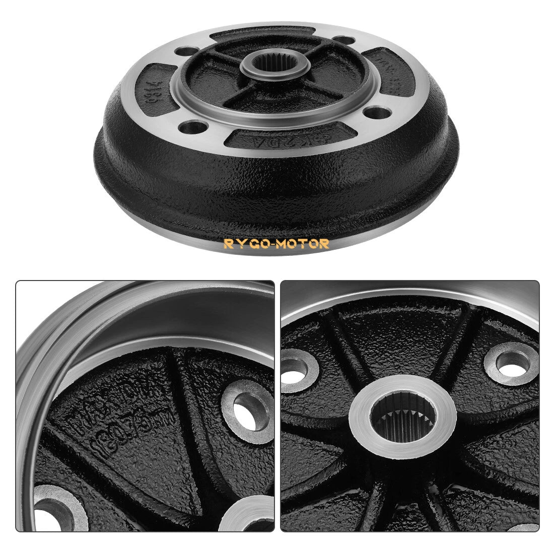 Rear Wheel Brake Drum Hub for Kawasaki Mule