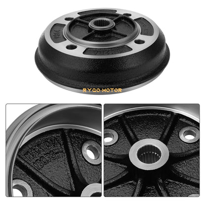 Rear Wheel Brake Drum Hub for Kawasaki Mule