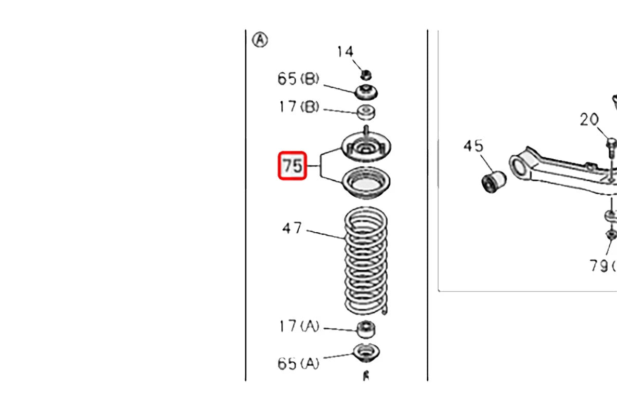 Front Shock Absorber Bracket for Isuzu Dmax 4X2 (2003-2011)