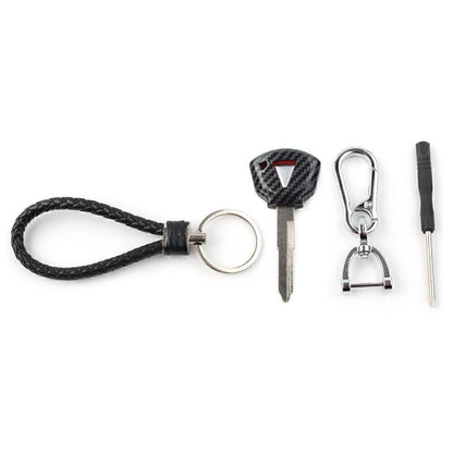 Uncut Blade Blank Key for Kawasaki ZX6R, 9R, 10R, 12R, ER6N (2000-2023)