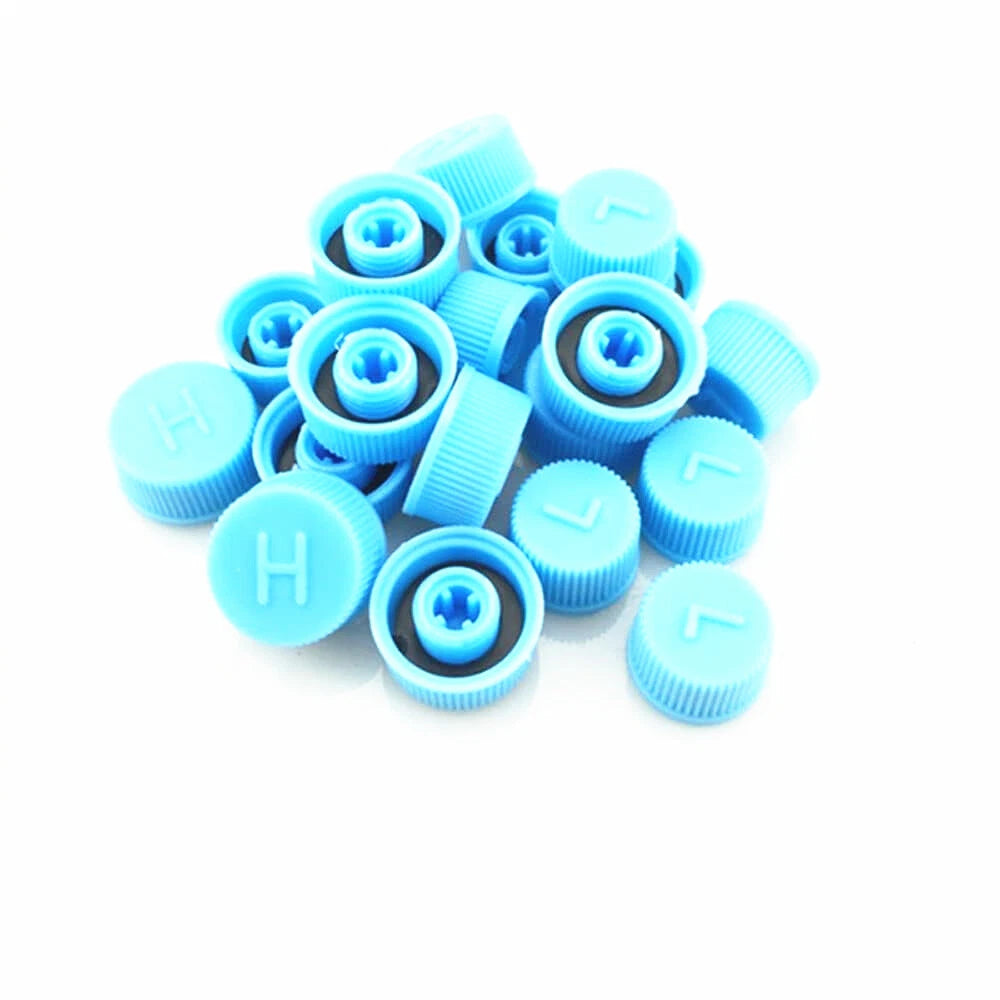 30X A/C Charging Valve Dust Cover Caps for Auto M9X1.0 M10X1.0