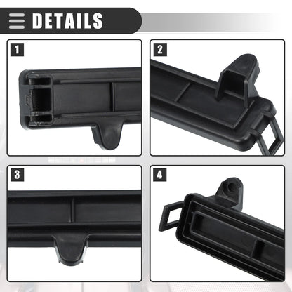 Cabin Air Filter Cover for Jeep Cherokee (2014-2019) ABS Black