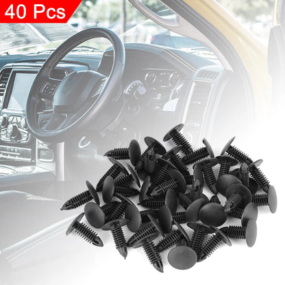 40pcs Plastic Bolt Rivets Fasteners for Toyota Bumper Trim (All Years)