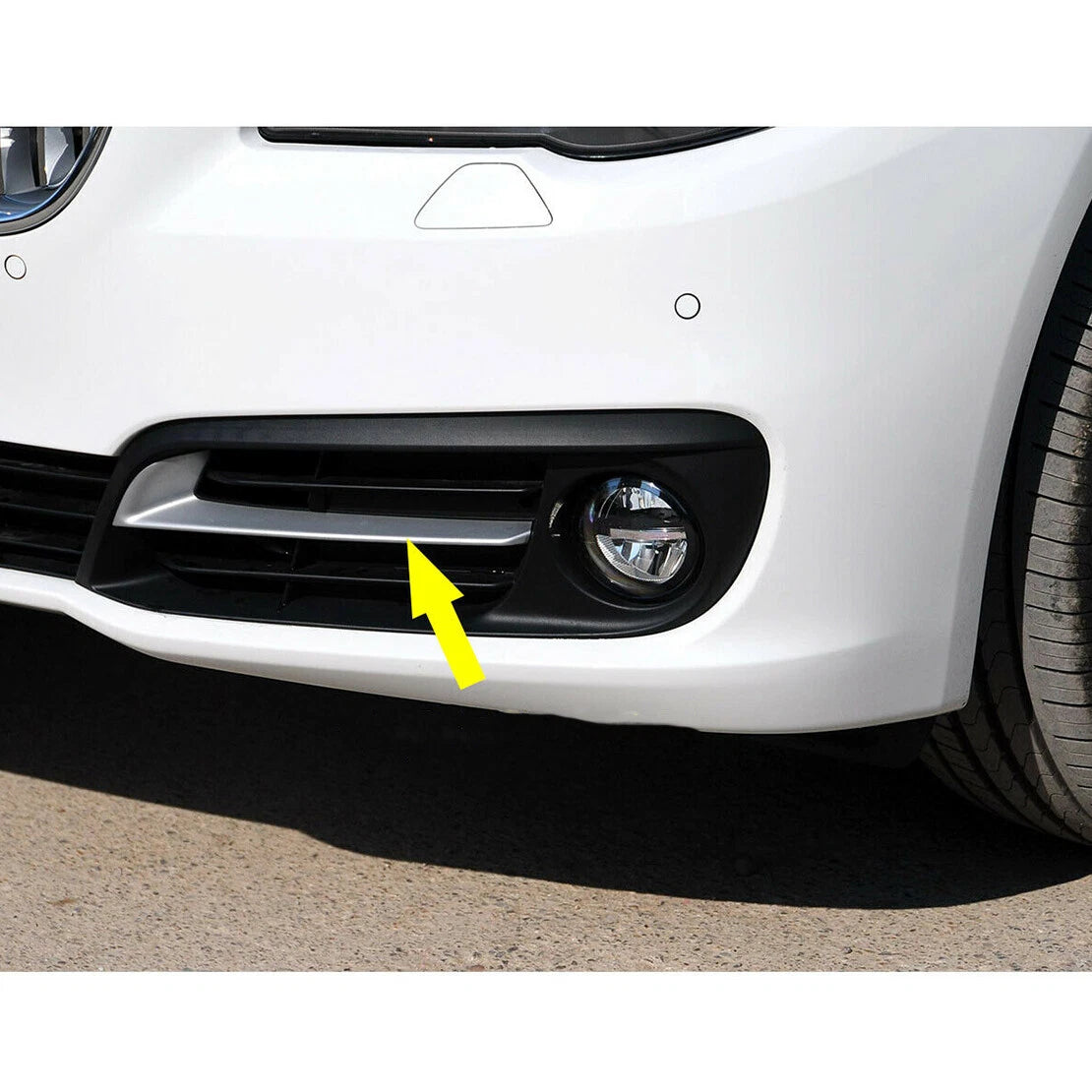 Front Bumper Grille Strip Trim Molding for BMW 5 Series F10 F18 (2014-2016)