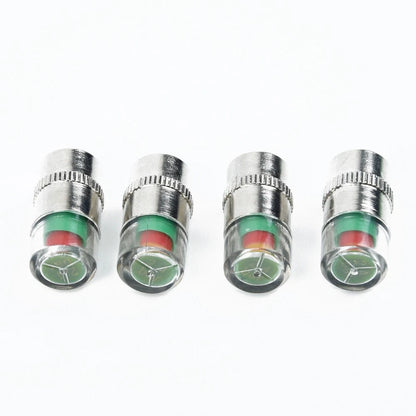 4x Valve Tyre Cap Dust Monitor Tire Pressure 38-32-36 PSI Sensor for Car Auto