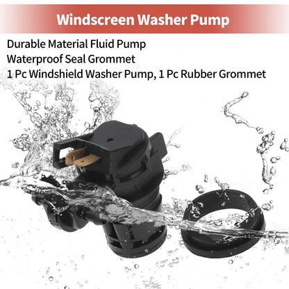 Windshield Washer Pump w/ Grommet for Honda Odyssey (2005-2010)