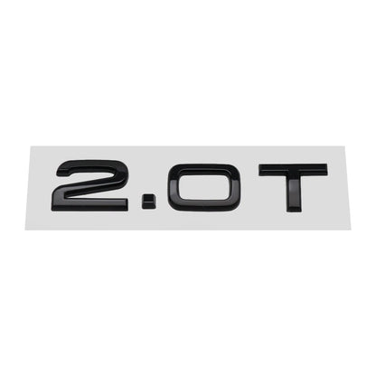 Trunk Cover 2.0T Logo Sticker Black for Honda Accord (2018-2022)