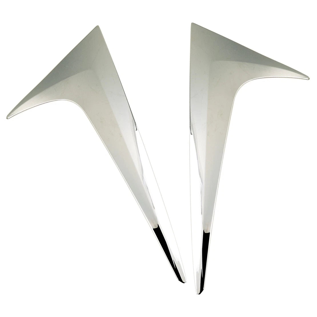 Chrome Rear Spoiler Wing Side Window Cover Trim for 2017-2021 Mazda CX-5