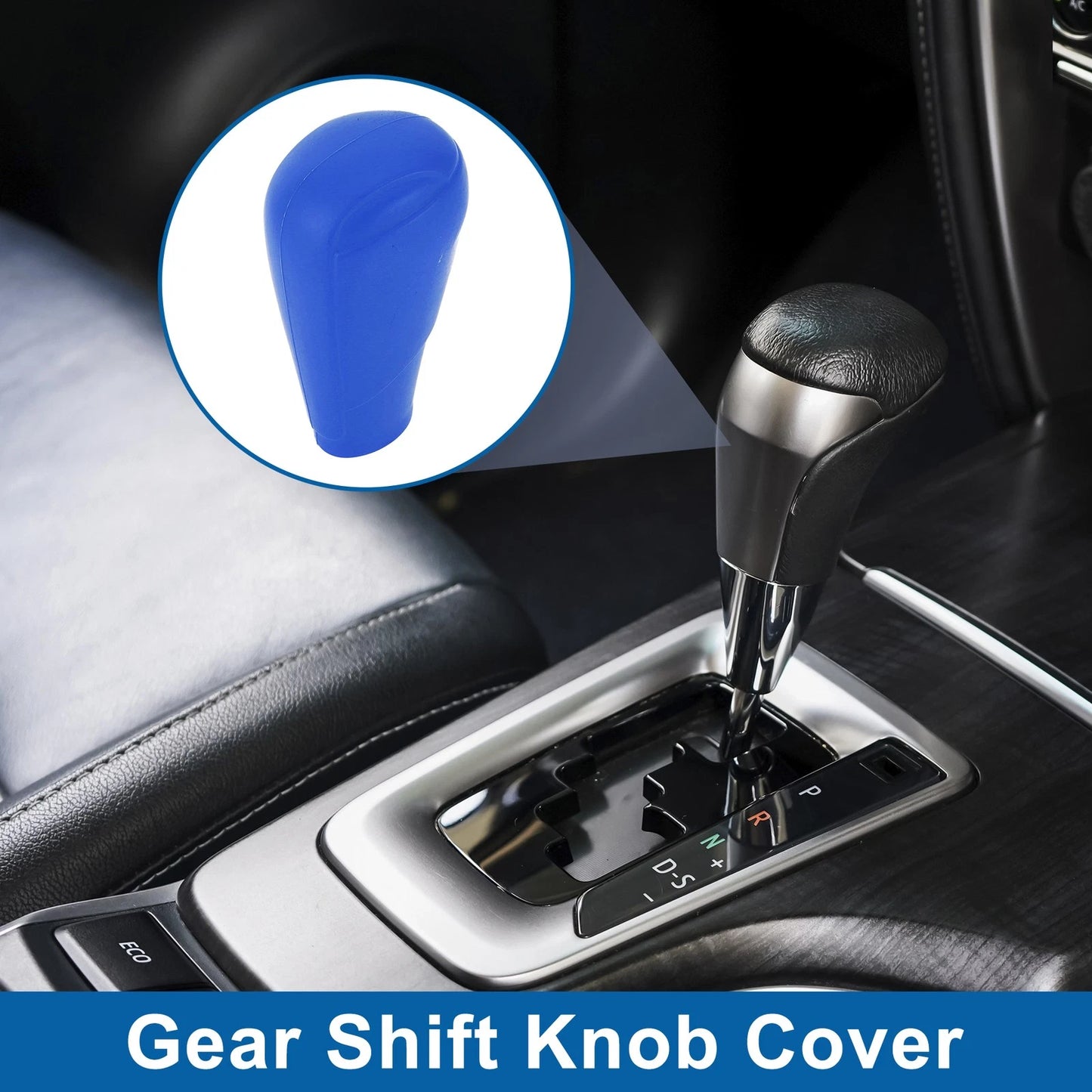 Blue Silicone Automatic Gear Shift Knob Cover for Mazda 3 (2014-2019)