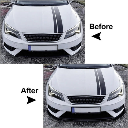 3 Pcs Front Bumper Spoiler Lip for Seat Leon MK3.5 (2017-2020)