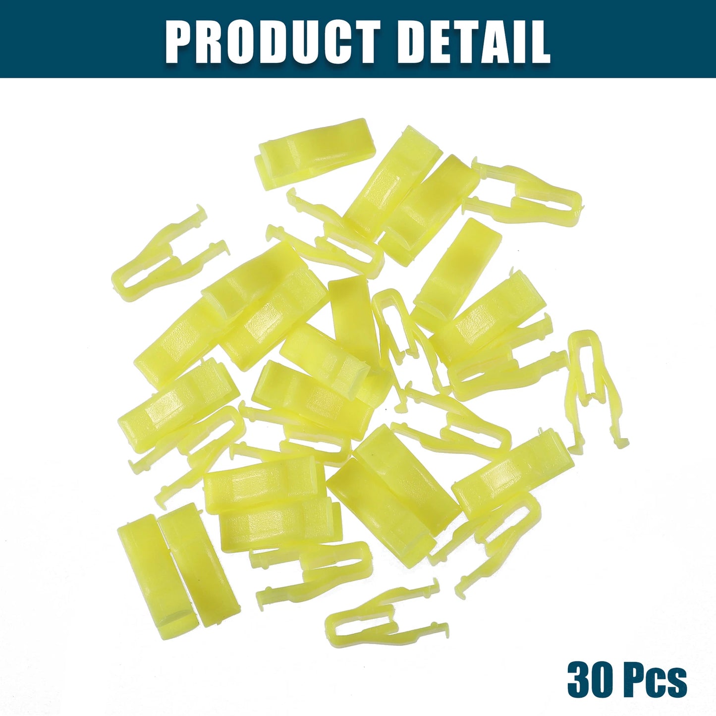 Car Interior Retainer Fastener Clips for Toyota Lexus Yellow 30 Pcs