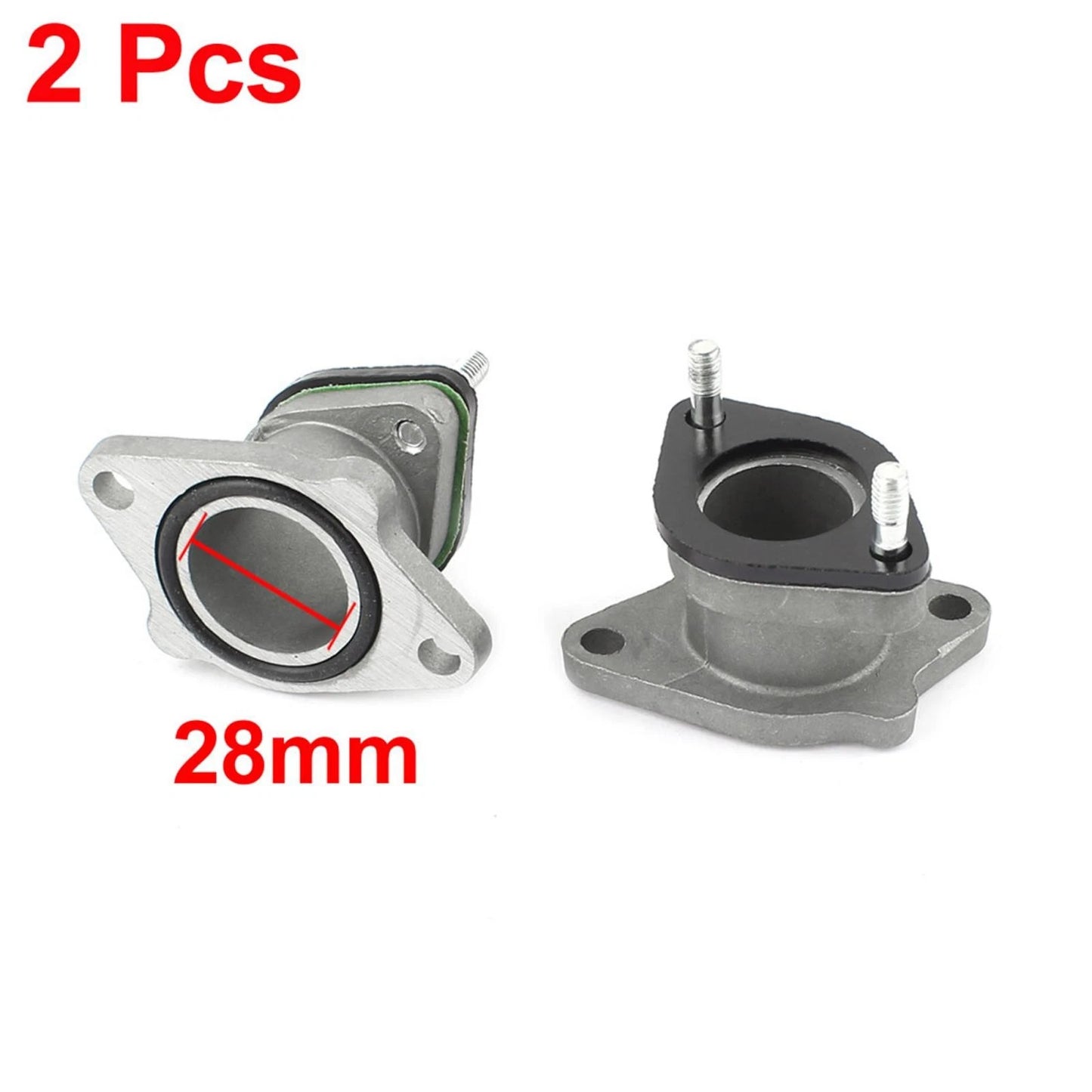 2 x Carburetor Insulator Connector for CG125 Motorcycle