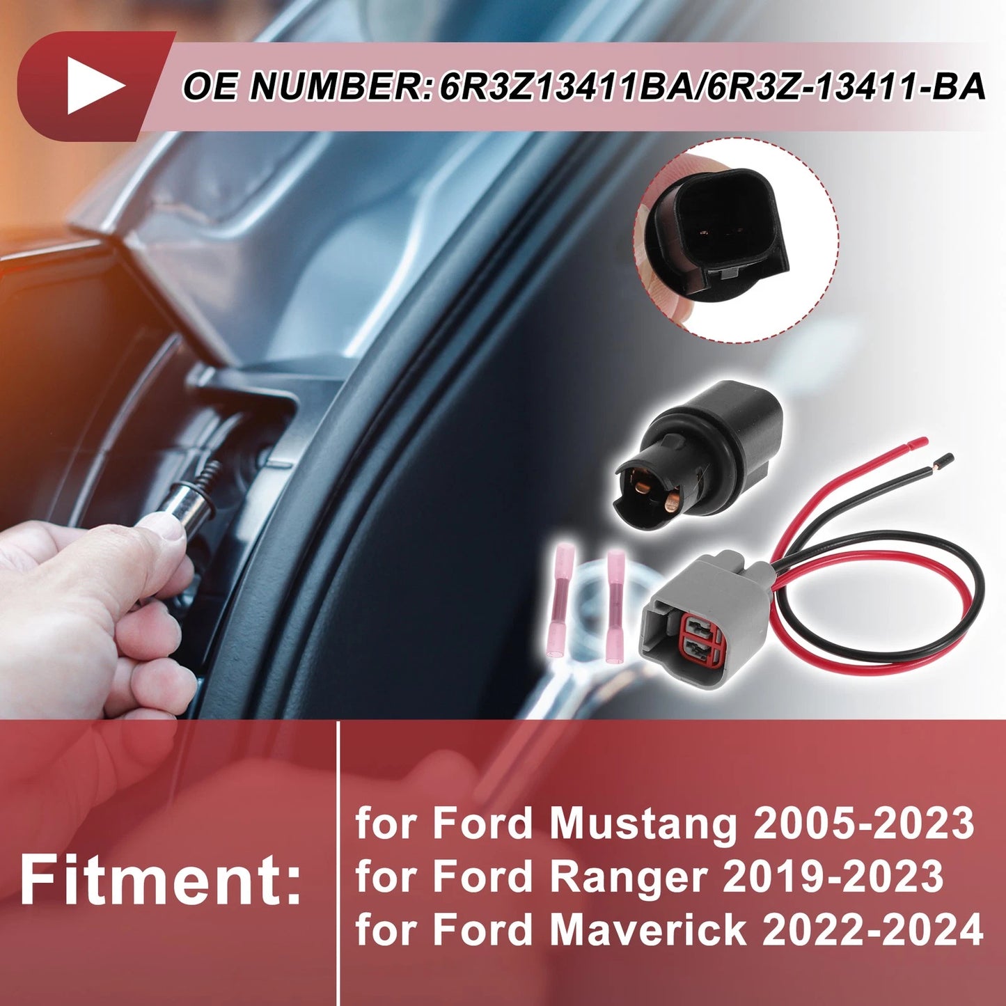 Side Marker Light Socket Wiring for Ford Mustang (2005-2014)