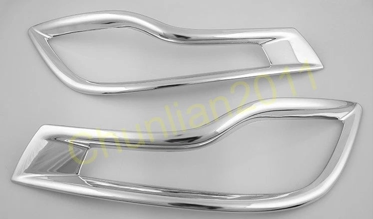 Chrome Front & Rear Tail Fog Light Cover Trim for Honda CR-V (2017-2019)