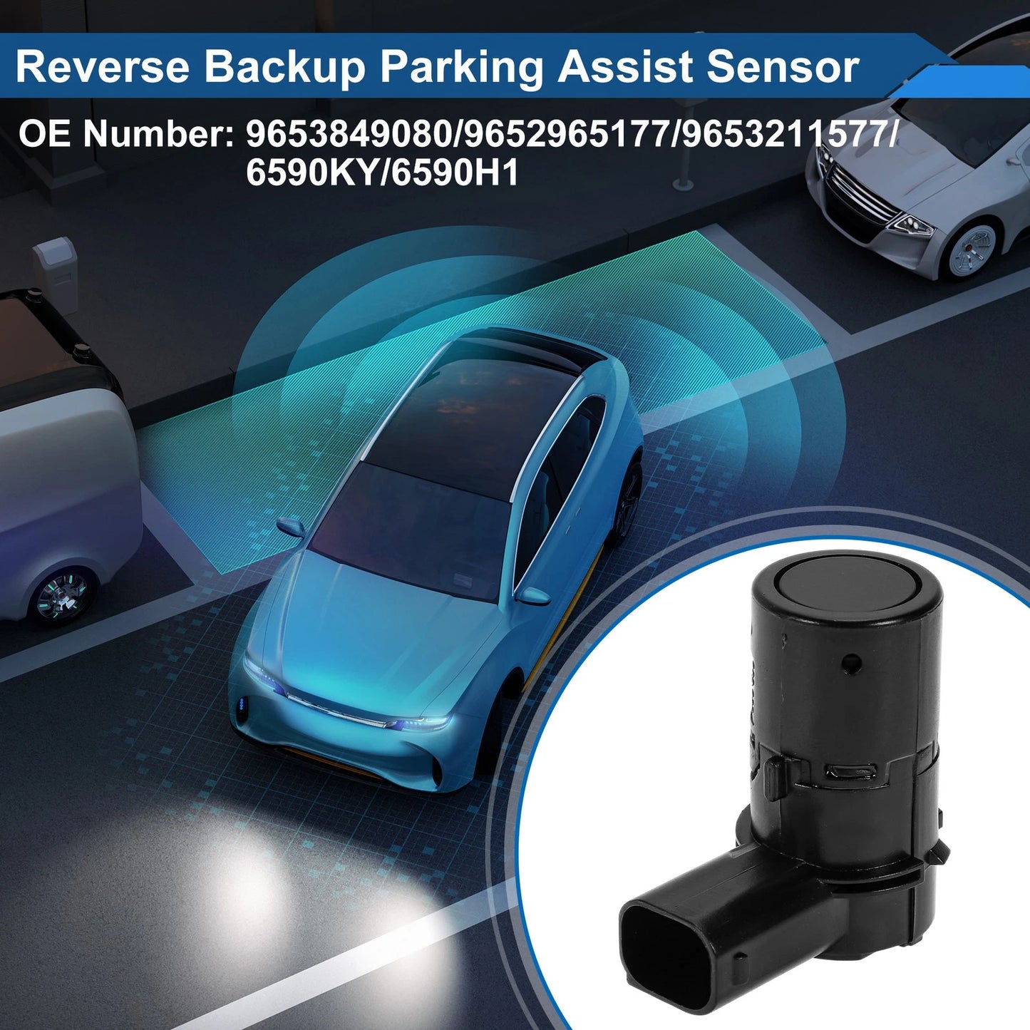 Reverse Backup Parking Sensor for PEUGEOT 207 Saloon 1.4 (2006-2014)