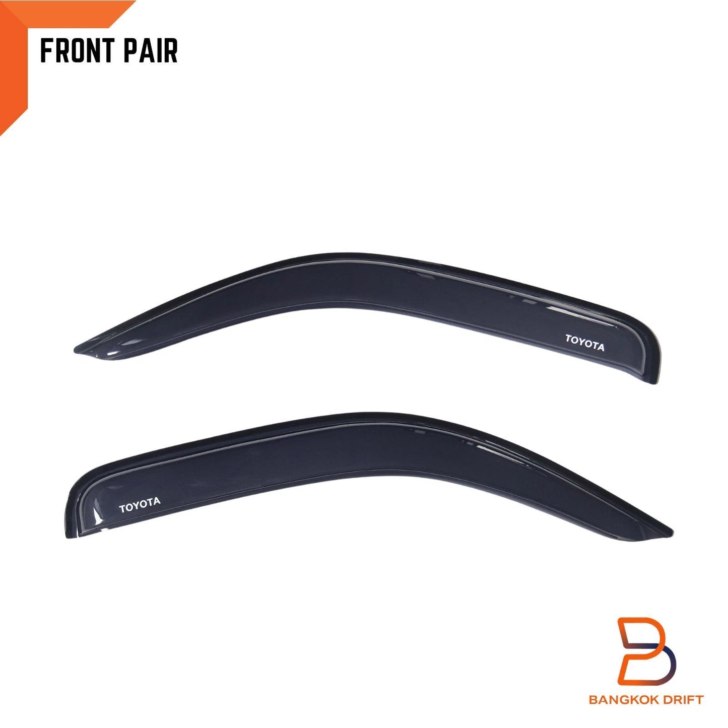 Weather Shield Window Visor Rain Guard for Toyota Hilux (1998-2004)