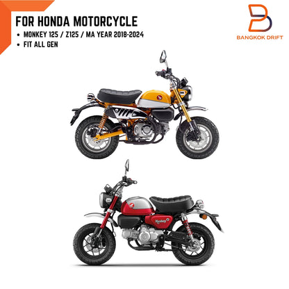CNC Aluminium Black Side Frame Pair for Honda Monkey 125 Z125 (2018-2024)