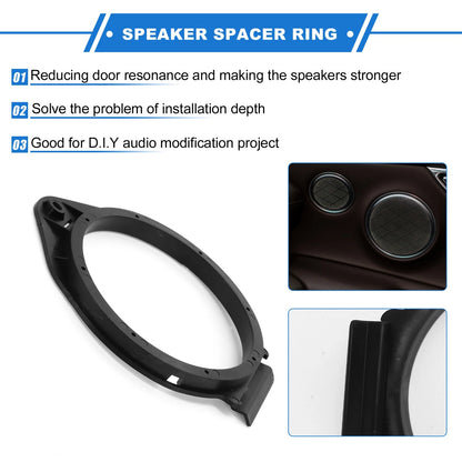 Speaker Spacers 6.5'' Ring & Adapter for Hummer H2 -