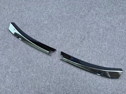 Rear Inner Bumper Guard Cover Trim for Tesla Model 3 (2018-2023) 2 x Black Titanium